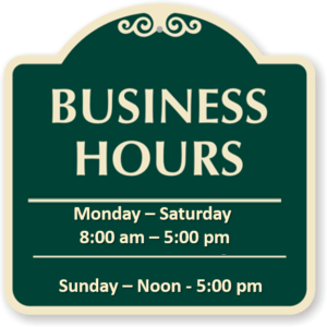 operating hours