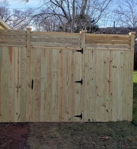 New Wood Fence replacements