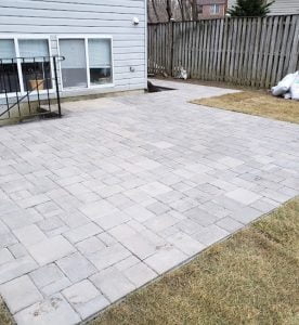 backyard stone pavers