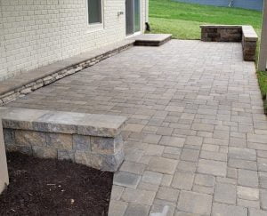 new stone paver work